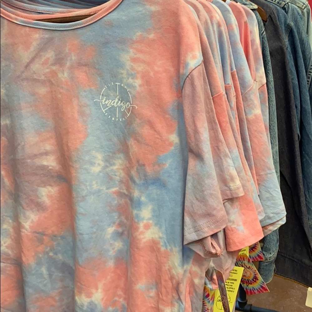 Cotton Candy Tie Dye Top!